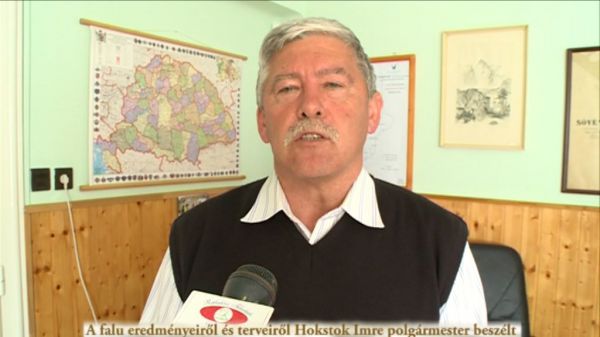 A falu eredményeiről és terveiről Hokstok Imre polgármester beszélt