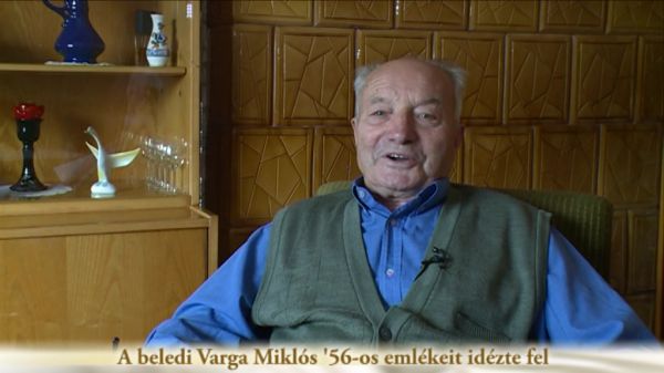 A beledi Varga Miklós '56-os emlékeit idézte fel