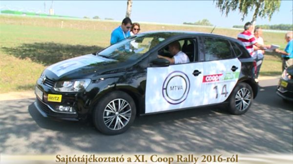  Sajtótájékoztató a XI. Coop Rally 2016-ról